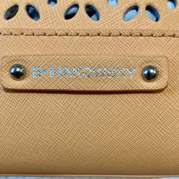 NWT B. MAKOWSKY MINI TESSA SAFFIANO LEATHER BAG - Picture 7 of 11